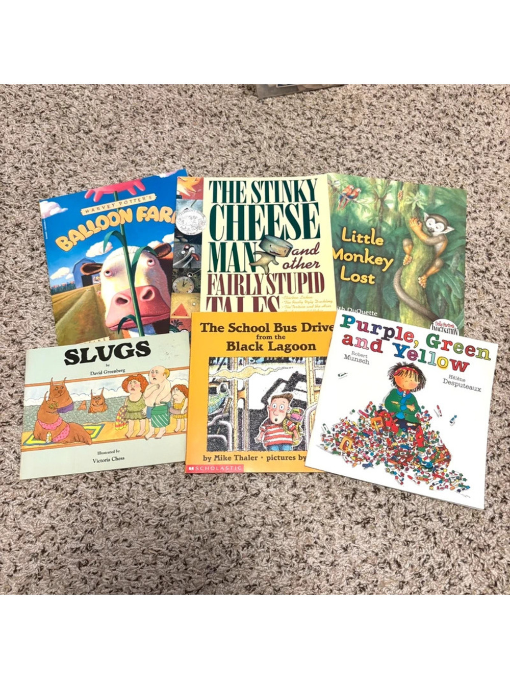 Bundle of 6 Children’s Books, Caldecott Winner, Nostalgic, Picture Books